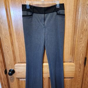 New York & Company Gray Boot Cut Pants size 4 Tall 7th Avenue